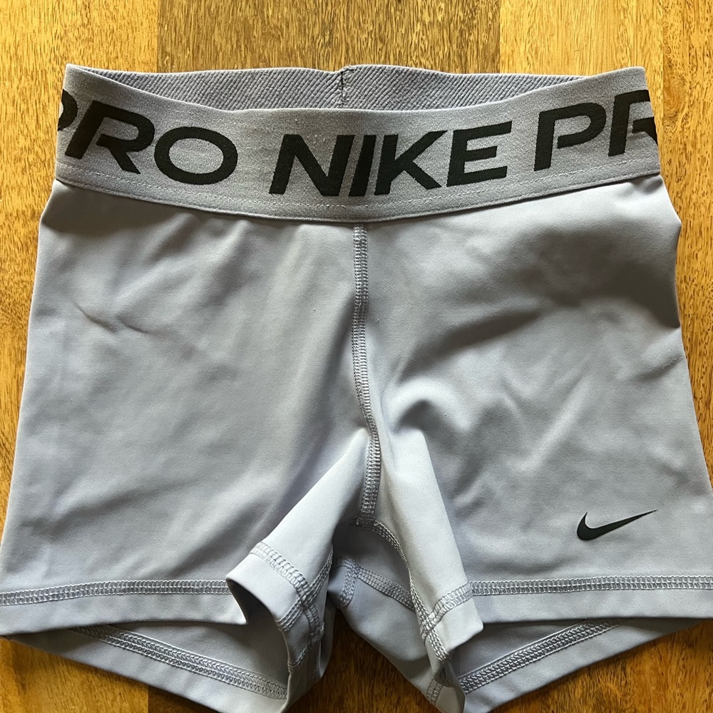Nike Pro Gray/lavender Athletic Shorts